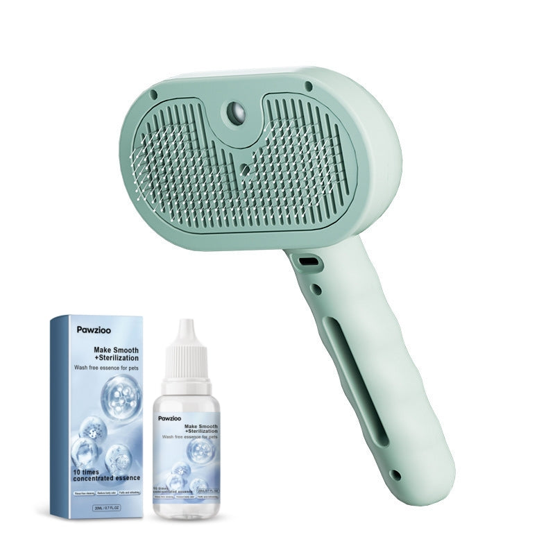 🐾 Self-Cleaning Mist Grooming Brush