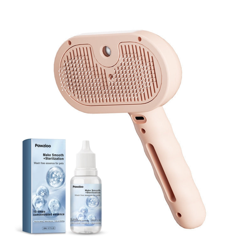 🐾 Self-Cleaning Mist Grooming Brush