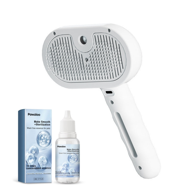 🐾 Self-Cleaning Mist Grooming Brush
