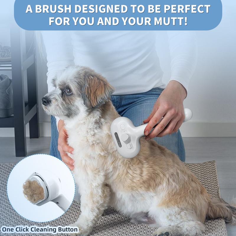 🐾 Self-Cleaning Mist Grooming Brush