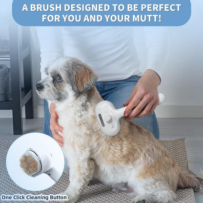 🐾 Self-Cleaning Mist Grooming Brush