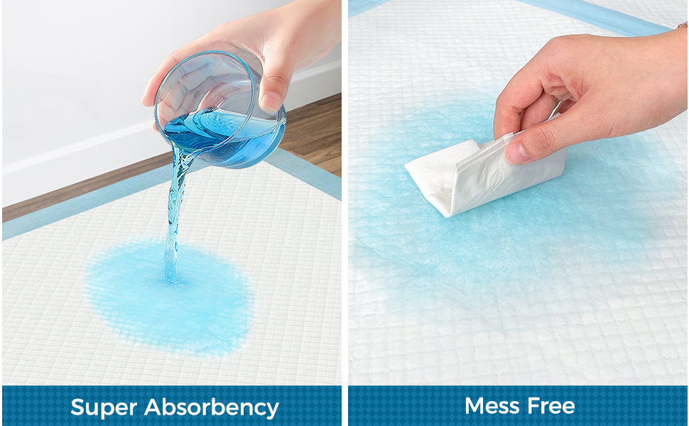 Zoomr™ Disposable 1500 ml Blue Pet Urine Pads for Small & Large Sizes-Pack of 100