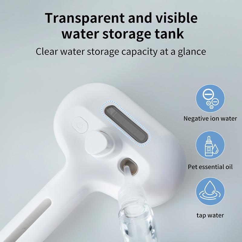 🐾 Self-Cleaning Mist Grooming Brush