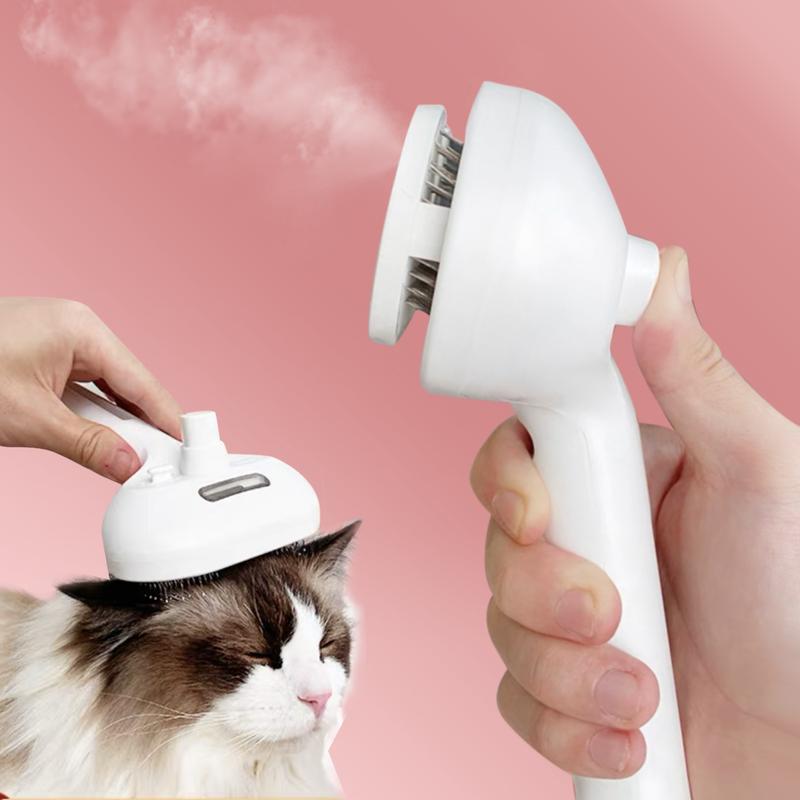 🐾 Self-Cleaning Mist Grooming Brush