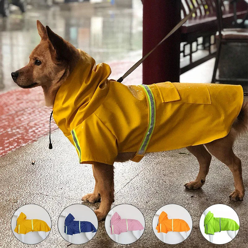 Reflective Dog Raincoat - The Fur Lounge