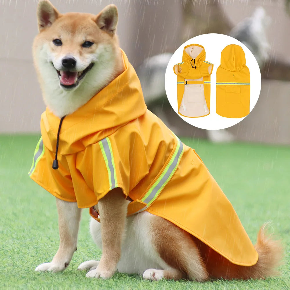 Reflective Dog Raincoat - The Fur Lounge