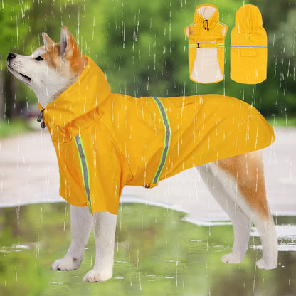 Reflective Dog Raincoat - The Fur Lounge