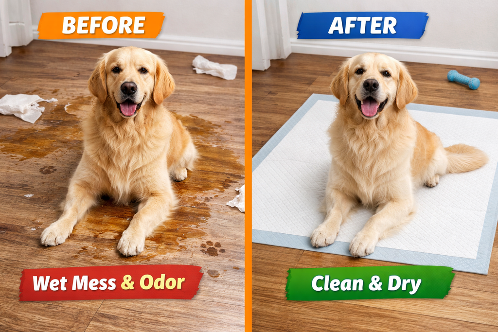 Zoomr™ Disposable 1500 ml Blue Pet Urine Pads for Small & Large Sizes-Pack of 100